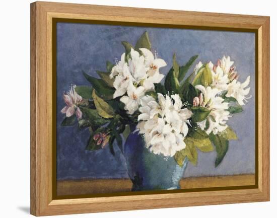 Rhododendrons-Arthur Hacker-Framed Premier Image Canvas