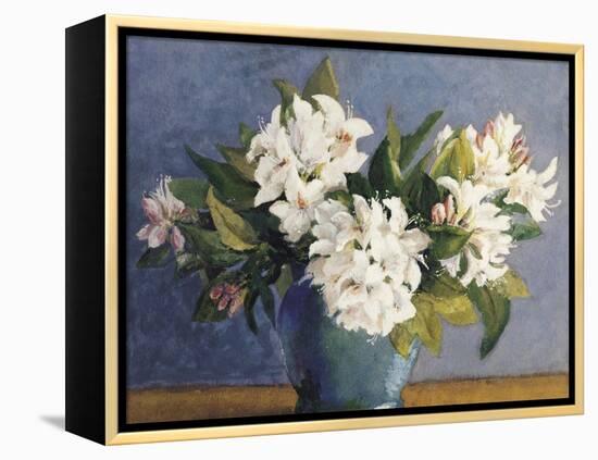 Rhododendrons-Arthur Hacker-Framed Premier Image Canvas