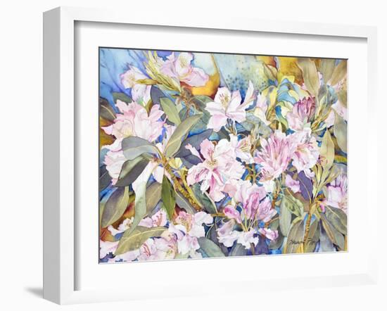 Rhododendrons-Sharon Pitts-Framed Giclee Print