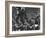 Rhondda Valley Miners Waiting For Their Bus-William Vandivert-Framed Photographic Print