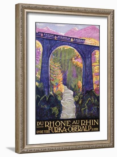 Rhone Au Rhin-Daniele Buzzi-Framed Giclee Print