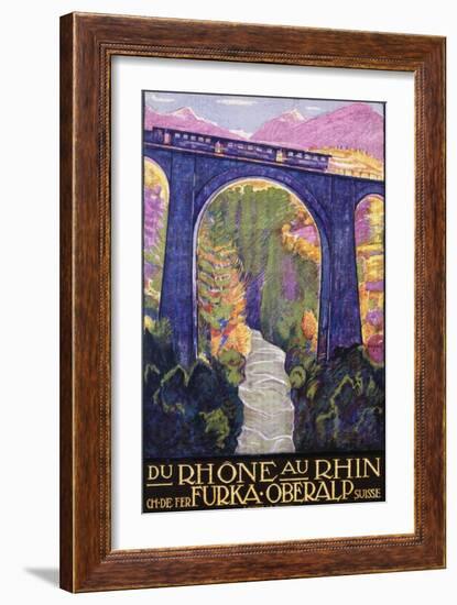 Rhone Au Rhin-Daniele Buzzi-Framed Giclee Print