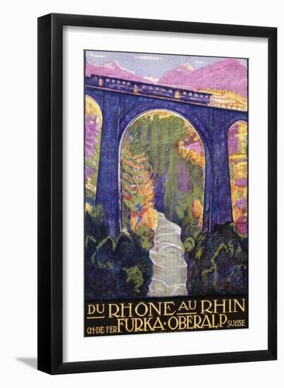 Rhone Au Rhin-Daniele Buzzi-Framed Giclee Print