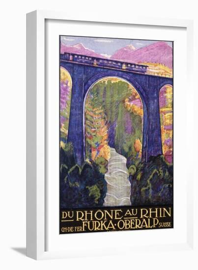 Rhone Au Rhin-Daniele Buzzi-Framed Giclee Print