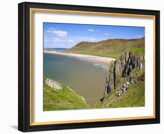 Rhossili Bay, Gower Peninsula, Wales, United Kingdom, Europe-Billy Stock-Framed Photographic Print