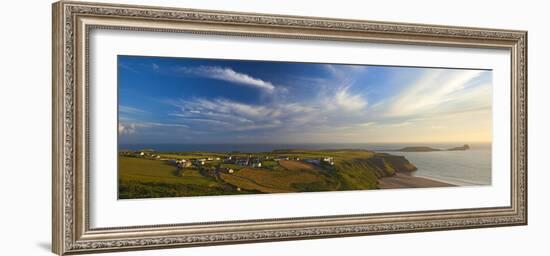 Rhossili Bay, Gower, Peninsula, Wales, United Kingdom, Europe-Billy Stock-Framed Photographic Print