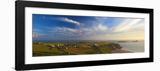 Rhossili Bay, Gower, Peninsula, Wales, United Kingdom, Europe-Billy Stock-Framed Photographic Print