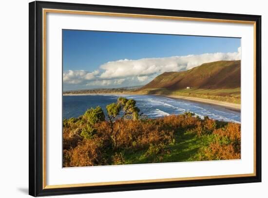 Rhossili Bay, Gower, Wales, United Kingdom, Europe-Billy Stock-Framed Photographic Print