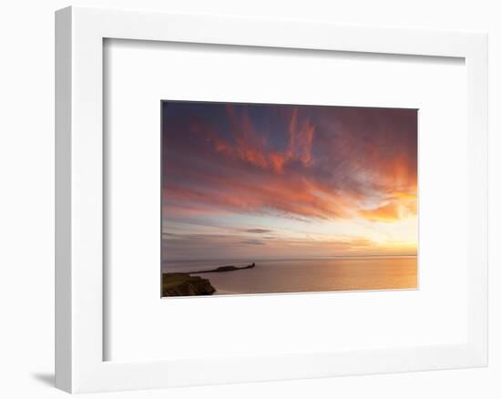 Rhossili Bay, Worms End, Gower Peninsula, Wales, United Kingdom, Europe-Billy Stock-Framed Photographic Print