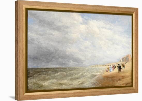 Rhyl Sands, 1855 (Oil on Canvas)-David Cox-Framed Premier Image Canvas