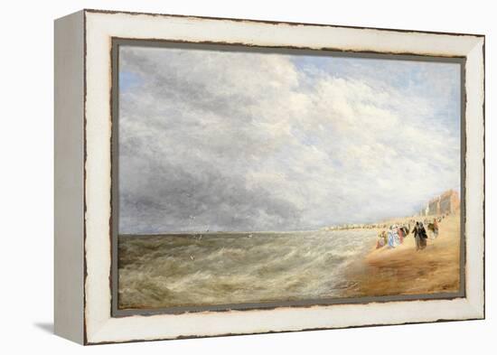 Rhyl Sands, 1855 (Oil on Canvas)-David Cox-Framed Premier Image Canvas