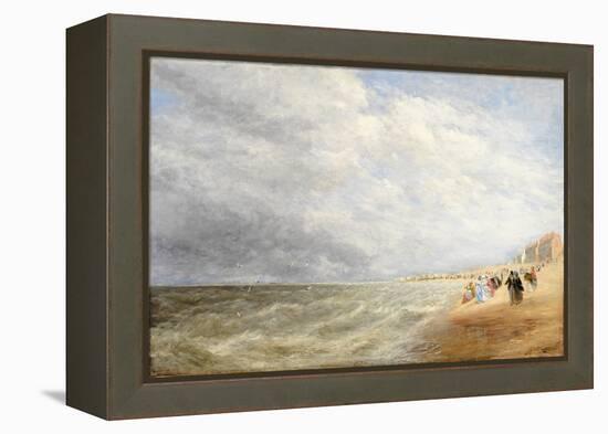 Rhyl Sands, 1855 (Oil on Canvas)-David Cox-Framed Premier Image Canvas