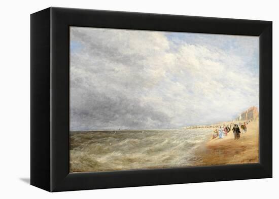 Rhyl Sands, 1855 (Oil on Canvas)-David Cox-Framed Premier Image Canvas