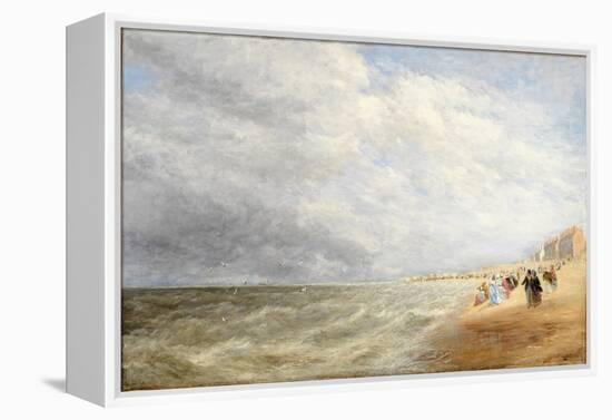 Rhyl Sands, 1855 (Oil on Canvas)-David Cox-Framed Premier Image Canvas