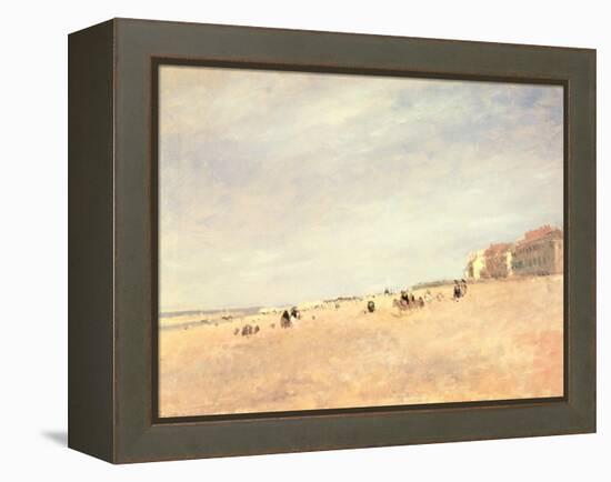 Rhyl Sands, C.1854-David Cox-Framed Premier Image Canvas