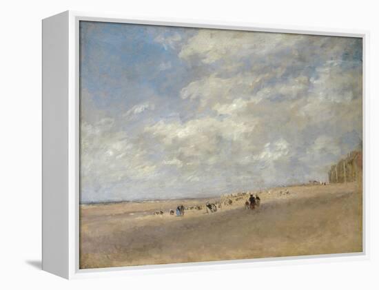 Rhyl Sands-David Cox-Framed Premier Image Canvas