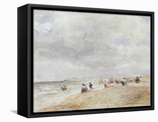 Rhyl Sands-David Cox-Framed Premier Image Canvas