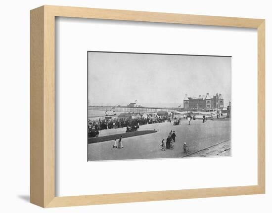 'Rhyl - The Esplanade', 1895-Unknown-Framed Photographic Print