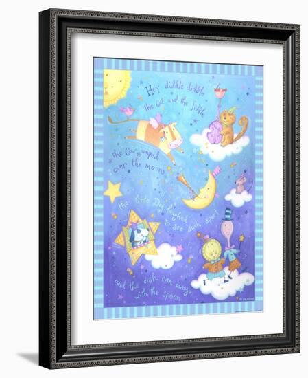 Rhyme 3 Fiddle 2-Viv Eisner-Framed Art Print