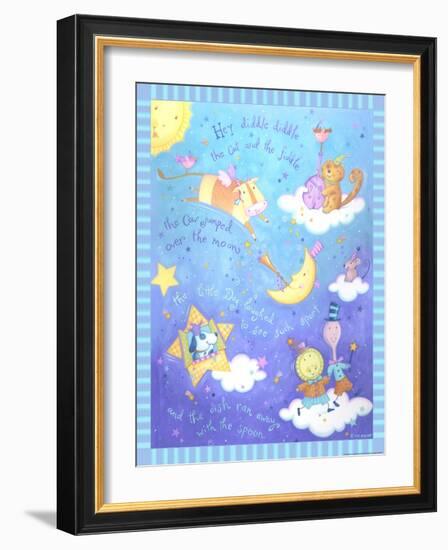 Rhyme 3 Fiddle 2-Viv Eisner-Framed Art Print