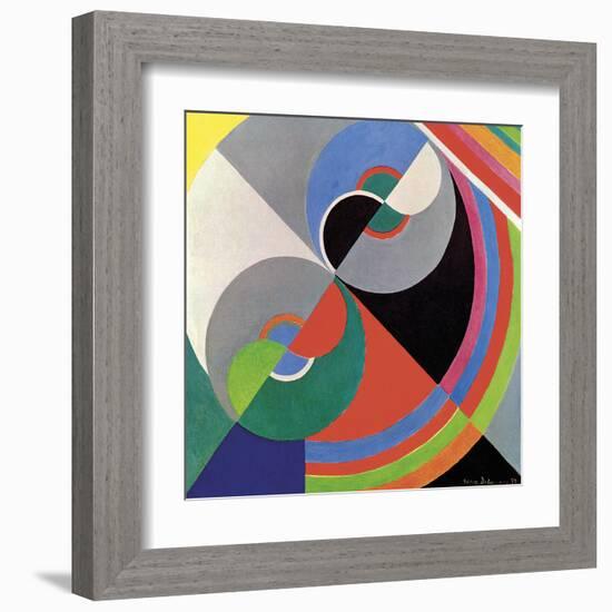 Rhythm Colour no. 1076, 1939-Sonia Delaunay-Framed Giclee Print