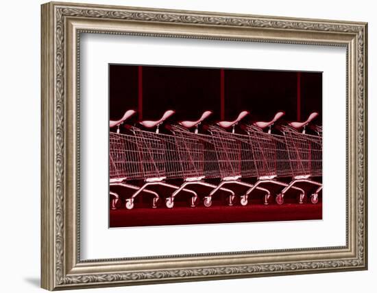 Rhythm in red-Jacqueline Hammer-Framed Photographic Print