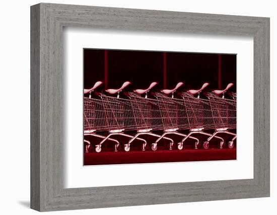 Rhythm in red-Jacqueline Hammer-Framed Photographic Print