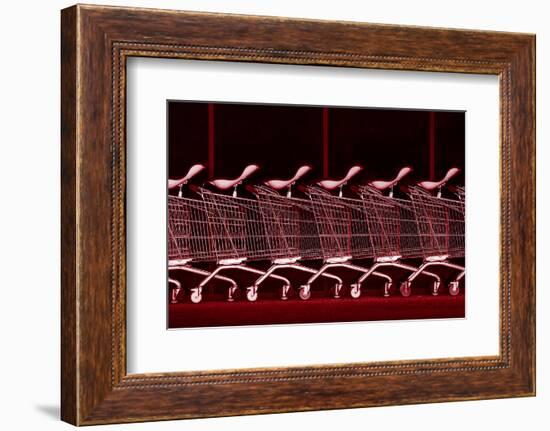 Rhythm in red-Jacqueline Hammer-Framed Photographic Print