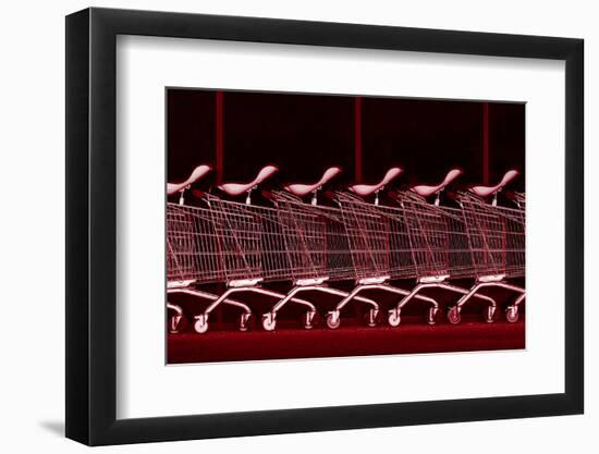 Rhythm in red-Jacqueline Hammer-Framed Photographic Print