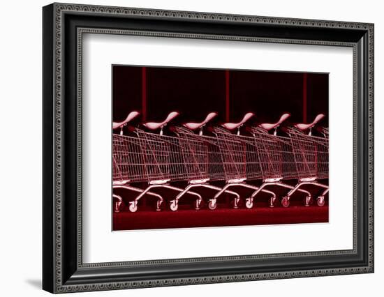 Rhythm in red-Jacqueline Hammer-Framed Photographic Print