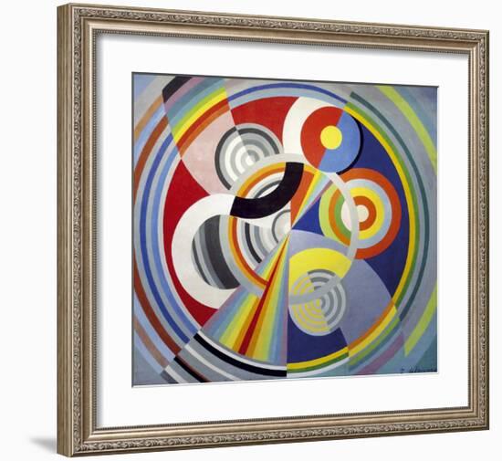 Rhythm Number 1, 1938-Robert Delaunay-Framed Premium Giclee Print