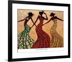Rhythm-Monica Stewart-Framed Art Print