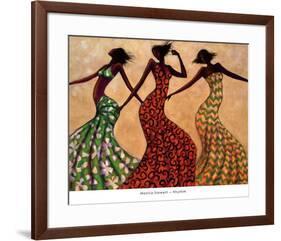 Rhythm-Monica Stewart-Framed Art Print