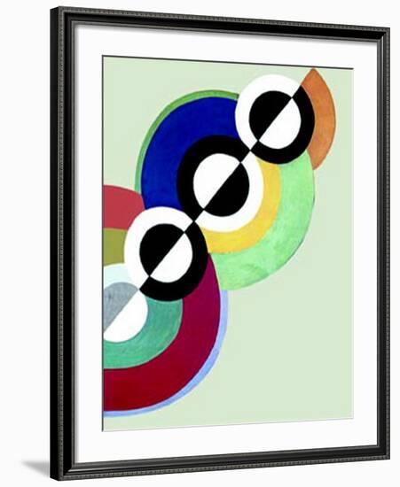 Rhythms, c.1934-Robert Delaunay-Framed Serigraph