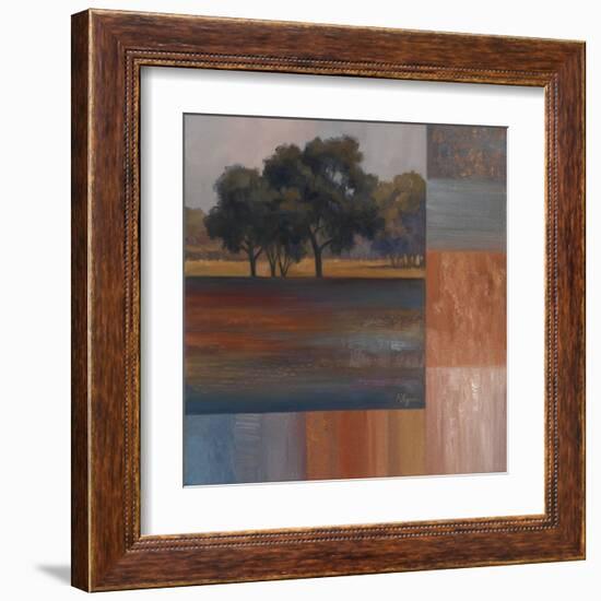 Rhythms of Landscape II-Vivien Rhyan-Framed Art Print