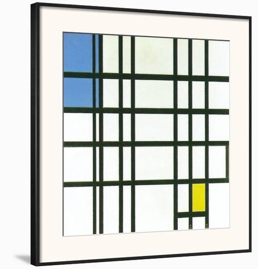 Rhytmus-Piet Mondrian-Framed Art Print