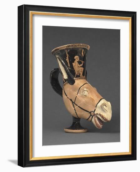 Rhyton en forme de tête d'âne-null-Framed Giclee Print