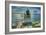 RI Lighthouse and Sloop-Robert Goldwitz-Framed Photographic Print