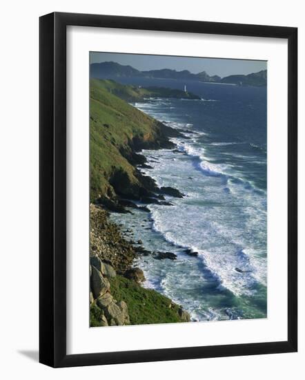 Ria De Vigo, Cape Home and the Islas Cies, of the Rias Bajas, the Lower Estuaries, Galicia, Spain-Maxwell Duncan-Framed Photographic Print