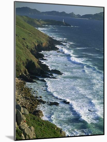 Ria De Vigo, Cape Home and the Islas Cies, of the Rias Bajas, the Lower Estuaries, Galicia, Spain-Maxwell Duncan-Mounted Photographic Print