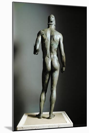 Riace Bronze (B), Bronze Statue of a Young Man with Helmet, More Than Life-Size, Found in 1972-Phidias-Mounted Giclee Print