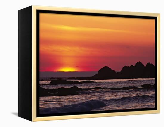 Rialto Beach at Dusk, Olympic National Park, Washington, USA-Charles Sleicher-Framed Premier Image Canvas