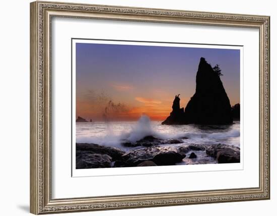 Rialto Beach II-Donald Paulson-Framed Giclee Print