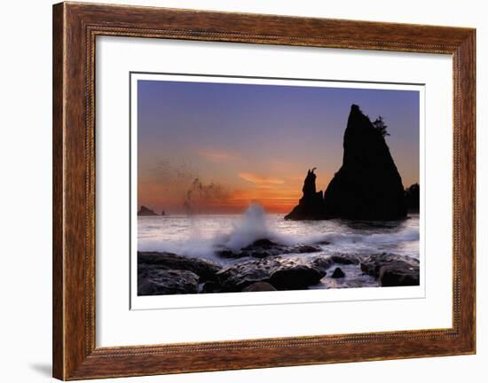 Rialto Beach II-Donald Paulson-Framed Giclee Print