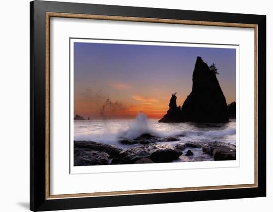 Rialto Beach II-Donald Paulson-Framed Giclee Print