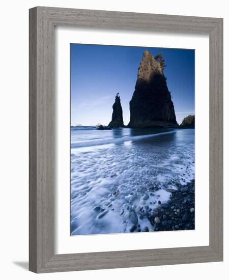 Rialto Beach, Olympic National Park, UNESCO World Heritage Site, Washington State, United States of-Colin Brynn-Framed Photographic Print