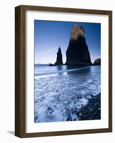 Rialto Beach, Olympic National Park, UNESCO World Heritage Site, Washington State, United States of-Colin Brynn-Framed Photographic Print