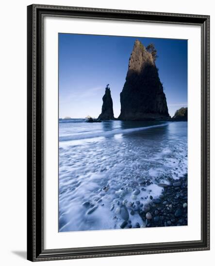 Rialto Beach, Olympic National Park, UNESCO World Heritage Site, Washington State, United States of-Colin Brynn-Framed Photographic Print