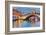 Rialto Bridge at Dusk Venice-null-Framed Art Print