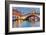 Rialto Bridge at Dusk Venice-null-Framed Art Print